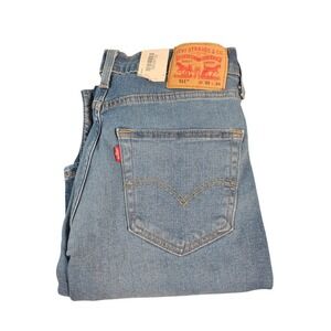Levi's 511 Slim Jeans Mens 32x34 Blue New Stretch Levi's Flex Denim 53